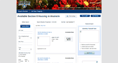 Desktop Screenshot of anaheim.gosection8.com
