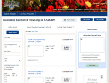 Tablet Screenshot of anaheim.gosection8.com